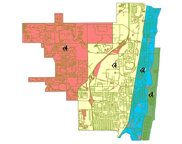 Boca Raton Condominium Zone Map